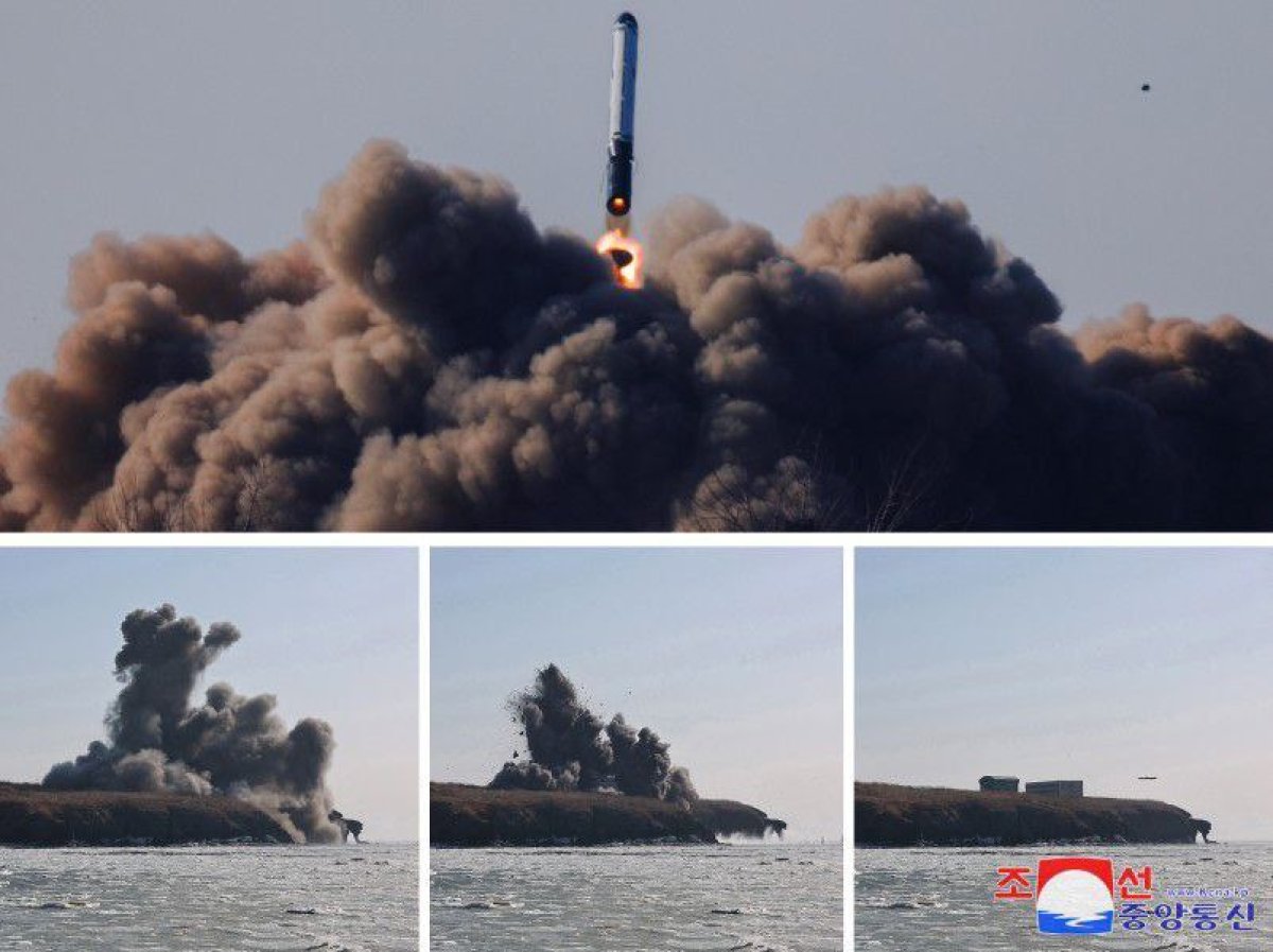 Фото: ЦТАК/Предыдущие испытания крылатой ракеты КНДР