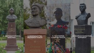 В каких странах установлены памятники казахским воинам?