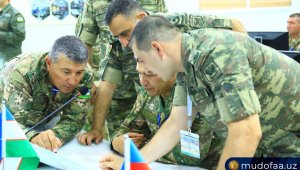 Военнослужащие Узбекистана и Азербайджана провели совместные учения