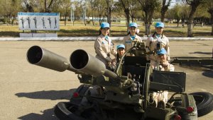 500 школьников Алматинской области ознакомились с азами военного дела