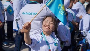 Флаг Казахстана подняли паралимпийцы над китайским Ханчжоу
