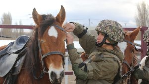 Боевой конь – опора воина: как служат в единственном в ВС РК горно-егерском полку?