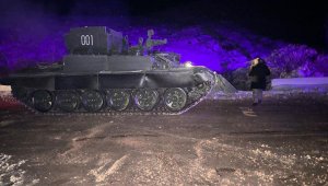 Военнослужащие спасли из снежного плена водителей в Жамбылской области