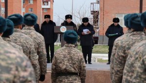 Военная полиция провела профилактическую беседу с военнослужащими в Шымкенте