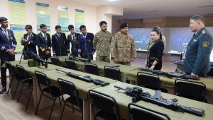 Пакистанцы посетили военный колледж в Астане