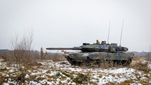 Германия усиливает группировку НАТО в Литве своими новейшими танками