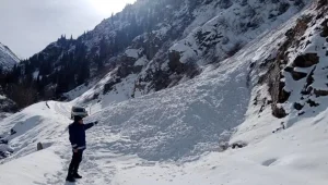 В предгорьях Алматы объявлен высокий уровень лавинной опасности