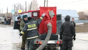 В Кульсары остаются подтопленными 14 домов