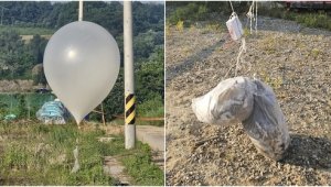 КНДР отправила сотни воздушных шаров с мусором в Южную Корею