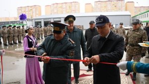 В Атырауской области открыли военный городок бригады территориальной обороны